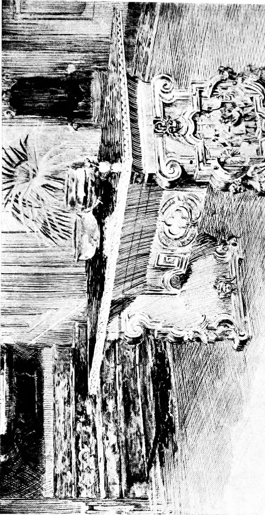 An illustration from Decorative elements in architecture; random observations on the eternal fitness of things from a decorative point of view, 1917, leaf 44