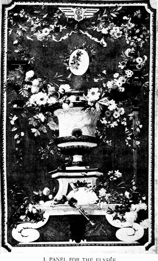 An illustration from Decorative elements in architecture; random observations on the eternal fitness of things from a decorative point of view, 1917, leaf 9