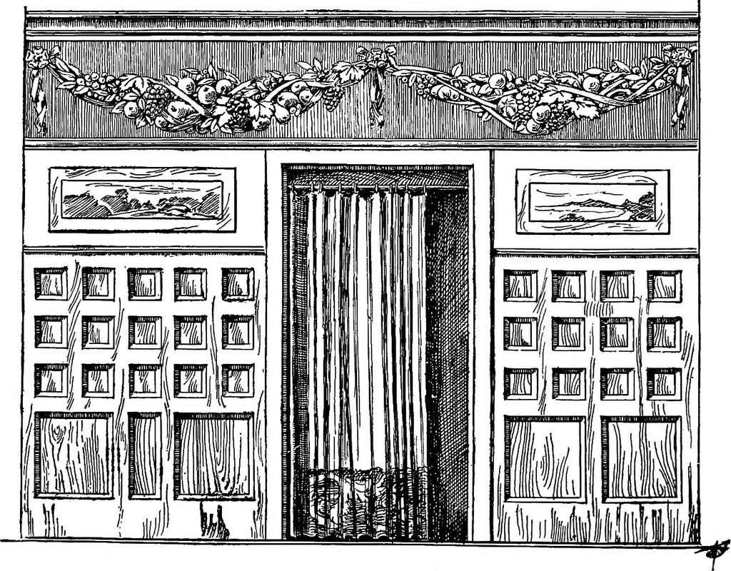 An illustration from Principles of home decoration, with practical examples, 1903, leaf 132