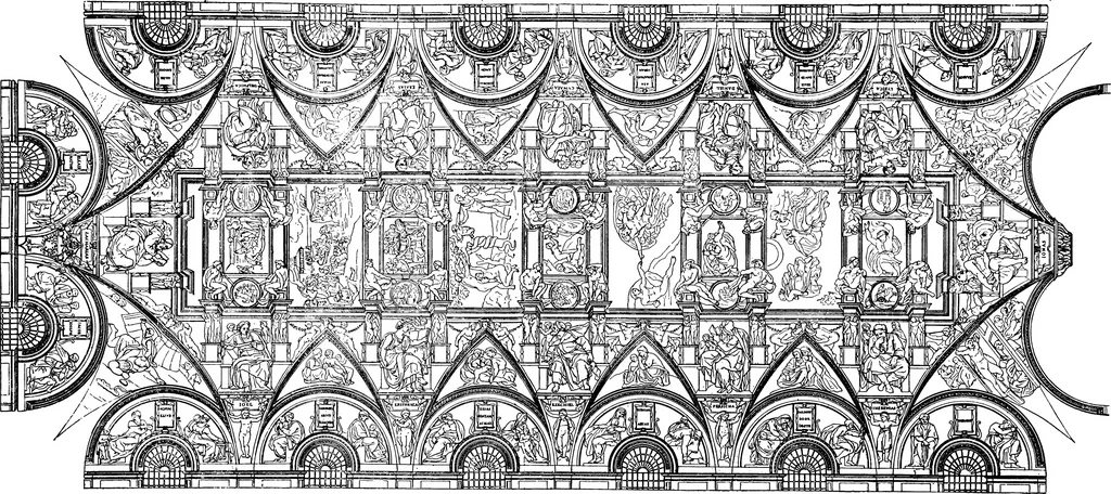 An illustration from The art of the Vatican; a brief history of the palace, and an account of the principal works of art within its walls, 1903, leaf 133