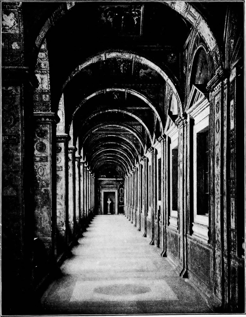 An illustration from The art of the Vatican; a brief history of the palace, and an account of the principal works of art within its walls, 1903, leaf 222