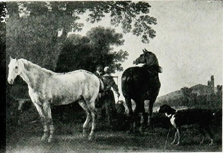An illustration from A descriptive catalogue of the pictures in the Fitzwilliam museum, comp. largely from materials supplied by Sidney Colvin .., 1902, leaf 100