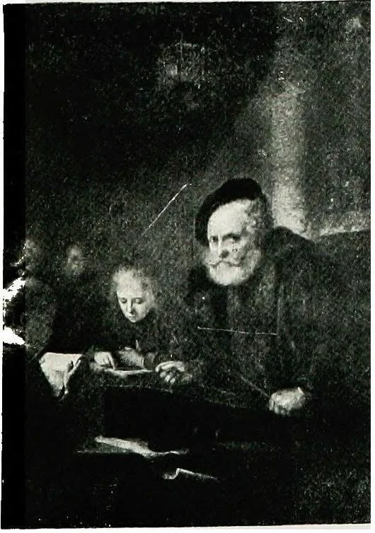 An illustration from A descriptive catalogue of the pictures in the Fitzwilliam museum, comp. largely from materials supplied by Sidney Colvin .., 1902, leaf 100