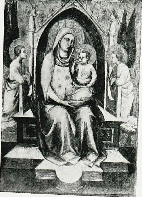 An illustration from A descriptive catalogue of the pictures in the Fitzwilliam museum, comp. largely from materials supplied by Sidney Colvin .., 1902, leaf 128