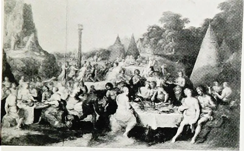 An illustration from A descriptive catalogue of the pictures in the Fitzwilliam museum, comp. largely from materials supplied by Sidney Colvin .., 1902, leaf 128