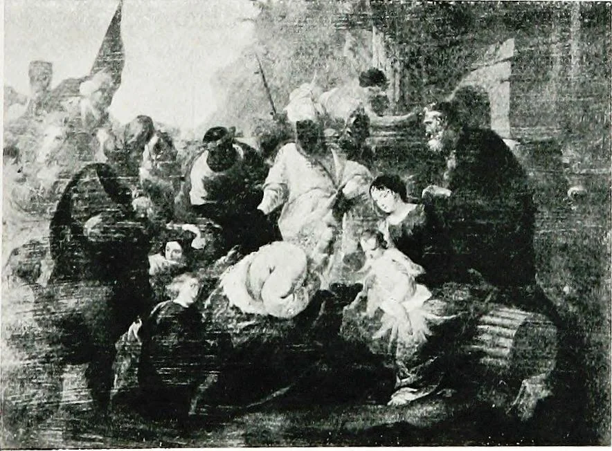 An illustration from A descriptive catalogue of the pictures in the Fitzwilliam museum, comp. largely from materials supplied by Sidney Colvin .., 1902, leaf 164