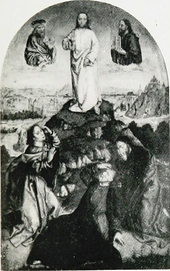 An illustration from A descriptive catalogue of the pictures in the Fitzwilliam museum, comp. largely from materials supplied by Sidney Colvin .., 1902, leaf 216