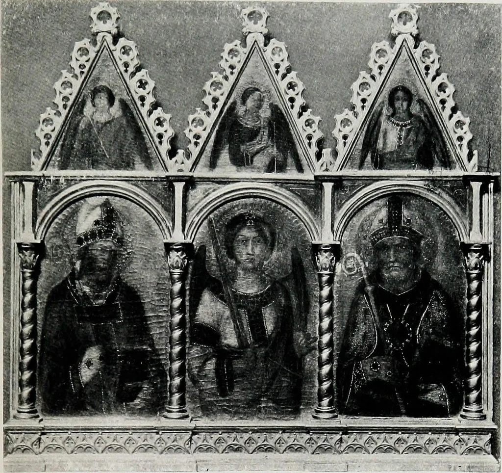 An illustration from A descriptive catalogue of the pictures in the Fitzwilliam museum, comp. largely from materials supplied by Sidney Colvin .., 1902, leaf 220