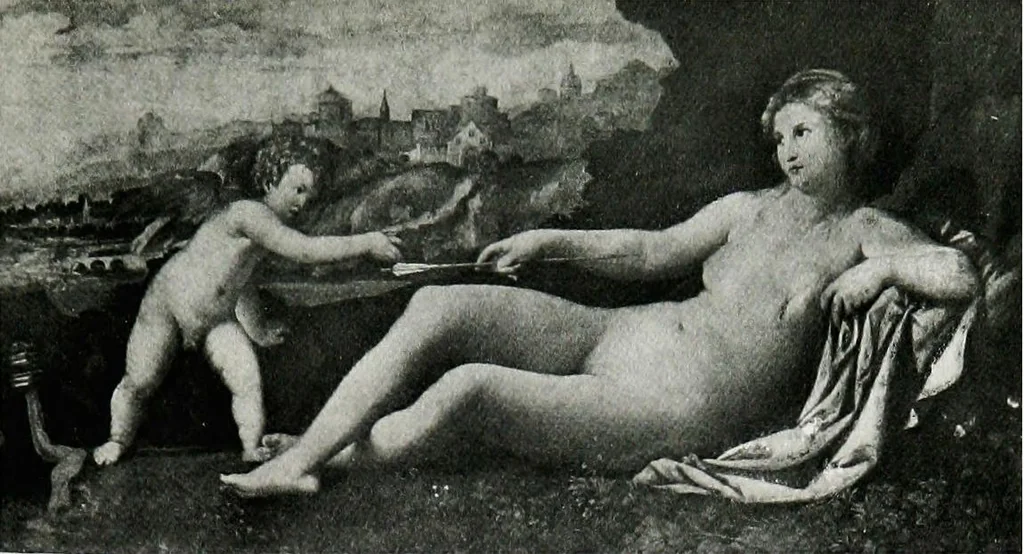 An illustration from A descriptive catalogue of the pictures in the Fitzwilliam museum, comp. largely from materials supplied by Sidney Colvin .., 1902, leaf 252
