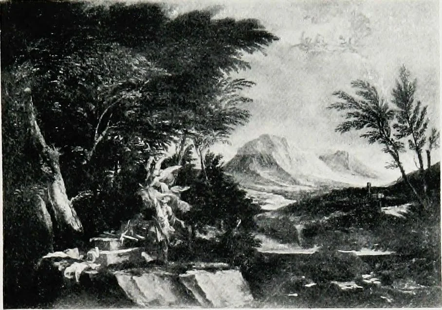 An illustration from A descriptive catalogue of the pictures in the Fitzwilliam museum, comp. largely from materials supplied by Sidney Colvin .., 1902, leaf 282