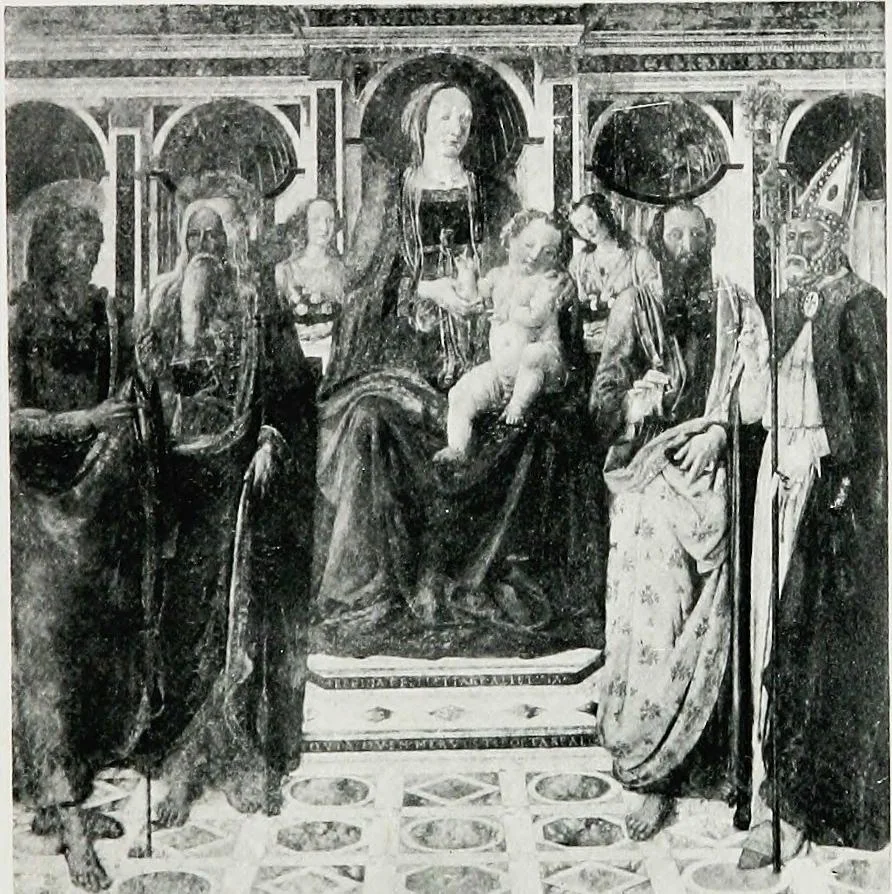 An illustration from A descriptive catalogue of the pictures in the Fitzwilliam museum, comp. largely from materials supplied by Sidney Colvin .., 1902, leaf 282