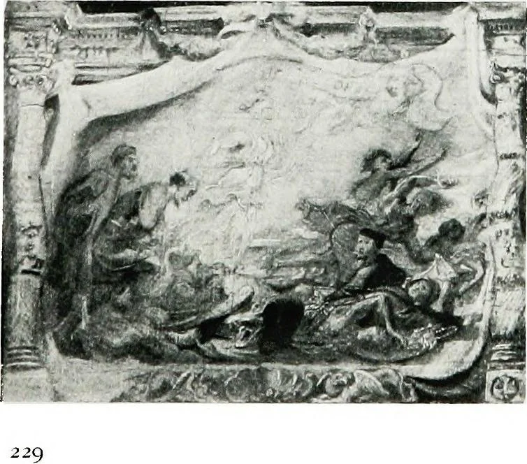 An illustration from A descriptive catalogue of the pictures in the Fitzwilliam museum, comp. largely from materials supplied by Sidney Colvin .., 1902, leaf 286