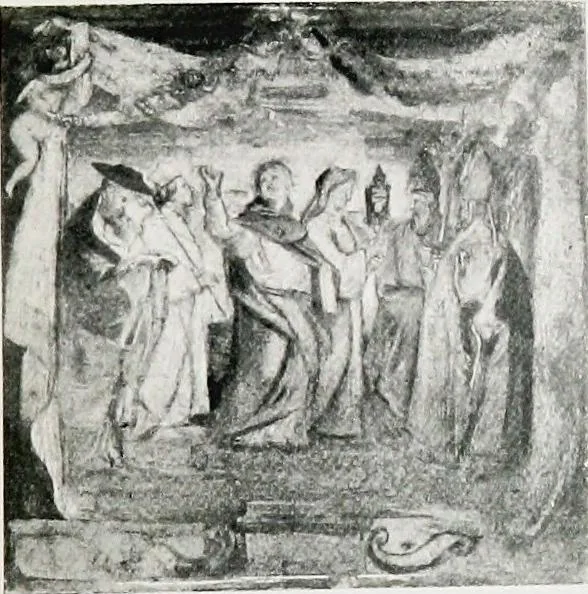 An illustration from A descriptive catalogue of the pictures in the Fitzwilliam museum, comp. largely from materials supplied by Sidney Colvin .., 1902, leaf 290