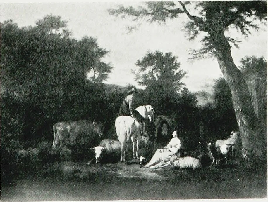 An illustration from A descriptive catalogue of the pictures in the Fitzwilliam museum, comp. largely from materials supplied by Sidney Colvin .., 1902, leaf 340