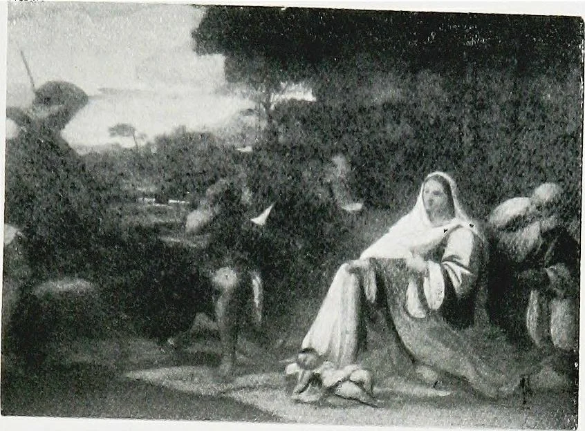 An illustration from A descriptive catalogue of the pictures in the Fitzwilliam museum, comp. largely from materials supplied by Sidney Colvin .., 1902, leaf 344