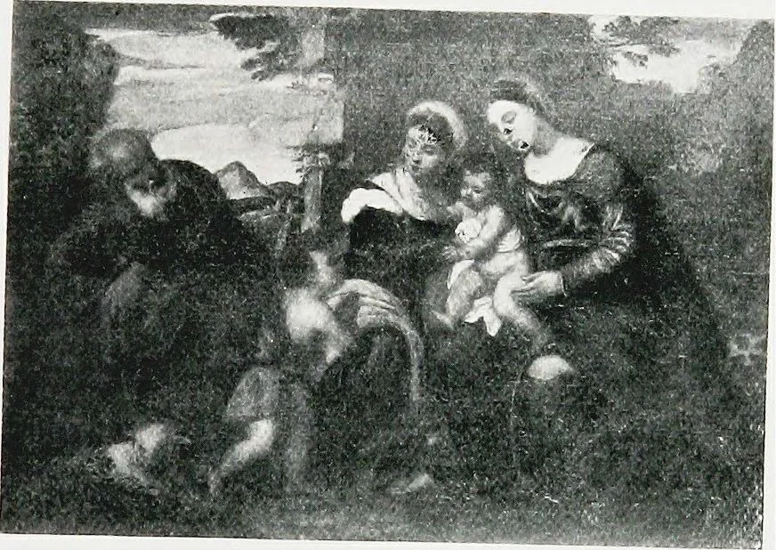 An illustration from A descriptive catalogue of the pictures in the Fitzwilliam museum, comp. largely from materials supplied by Sidney Colvin .., 1902, leaf 344