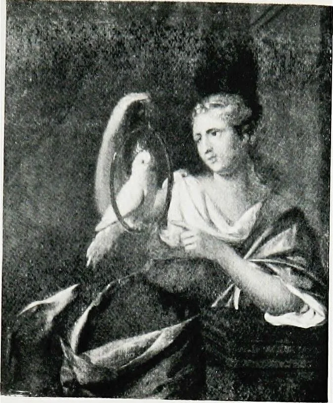 An illustration from A descriptive catalogue of the pictures in the Fitzwilliam museum, comp. largely from materials supplied by Sidney Colvin .., 1902, leaf 348