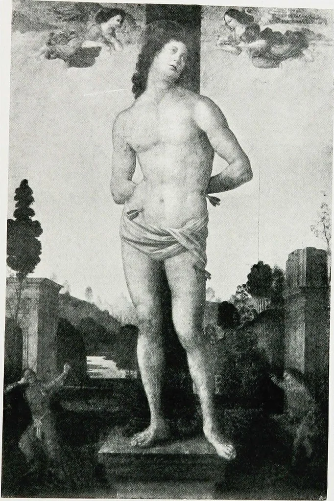 An illustration from A descriptive catalogue of the pictures in the Fitzwilliam museum, comp. largely from materials supplied by Sidney Colvin .., 1902, leaf 348