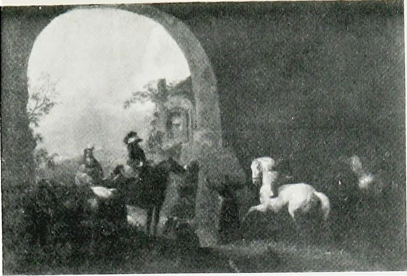 An illustration from A descriptive catalogue of the pictures in the Fitzwilliam museum, comp. largely from materials supplied by Sidney Colvin .., 1902, leaf 370