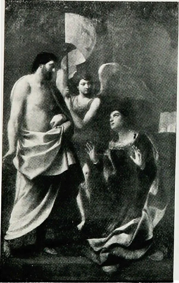 An illustration from A descriptive catalogue of the pictures in the Fitzwilliam museum, comp. largely from materials supplied by Sidney Colvin .., 1902, leaf 80