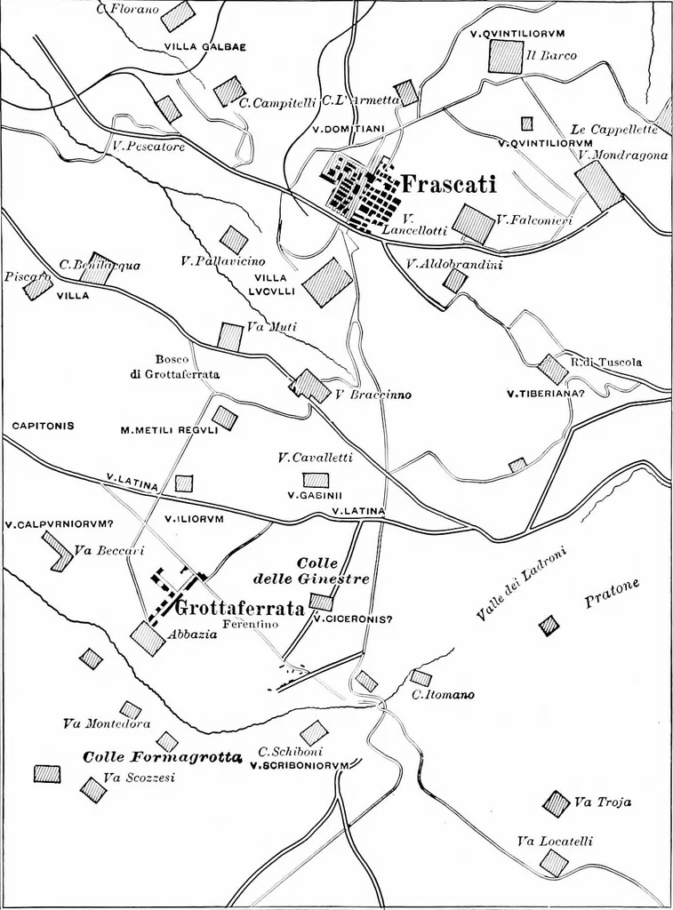 An illustration from Wanderings in the Roman campagna, 1909, leaf 290