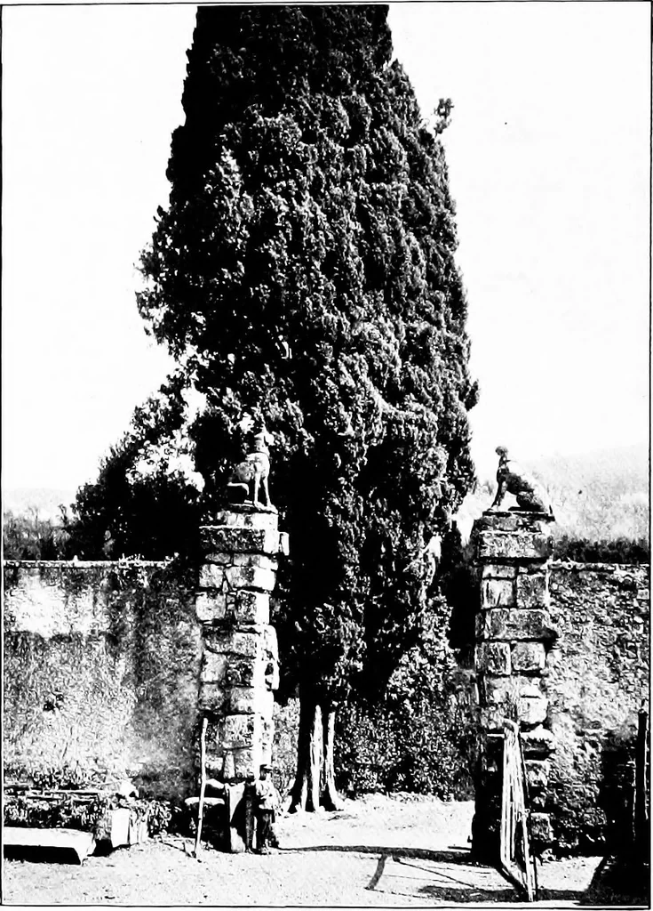 An illustration from Wanderings in the Roman campagna, 1909, leaf 301