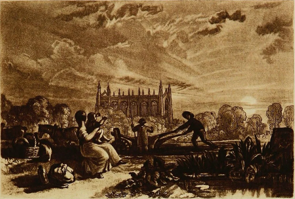An illustration from A catalogue of the collection of prints from the Liber studiorum of Joseph Mallord William Turner, formed by the late Francis Bullard, of Boston, Massachusetts, and bequeathed by him to the Museum of fine arts in Boston, 1916, leaf 180