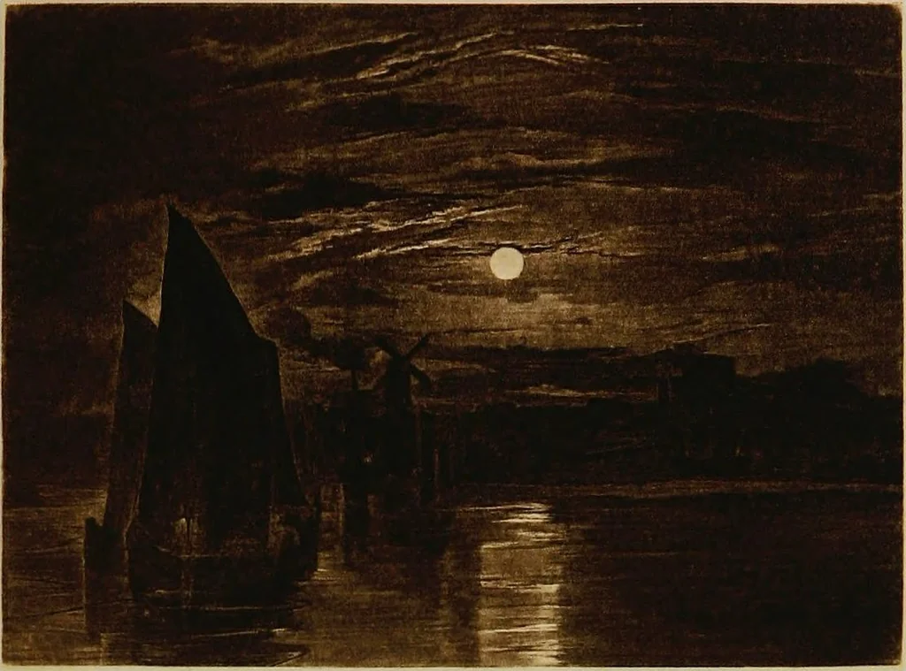 An illustration from A catalogue of the collection of prints from the Liber studiorum of Joseph Mallord William Turner, formed by the late Francis Bullard, of Boston, Massachusetts, and bequeathed by him to the Museum of fine arts in Boston, 1916, leaf 194