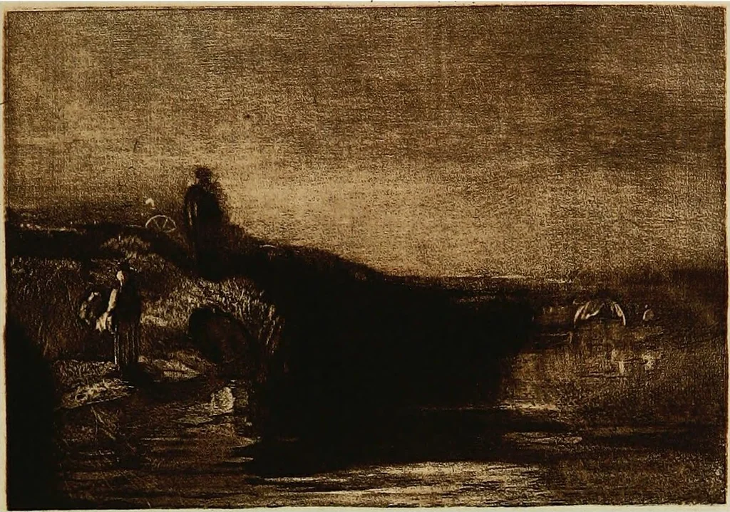 An illustration from A catalogue of the collection of prints from the Liber studiorum of Joseph Mallord William Turner, formed by the late Francis Bullard, of Boston, Massachusetts, and bequeathed by him to the Museum of fine arts in Boston, 1916, leaf 196