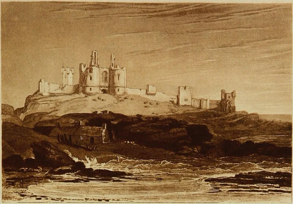 An illustration from A catalogue of the collection of prints from the Liber studiorum of Joseph Mallord William Turner, formed by the late Francis Bullard, of Boston, Massachusetts, and bequeathed by him to the Museum of fine arts in Boston, 1916, leaf 44