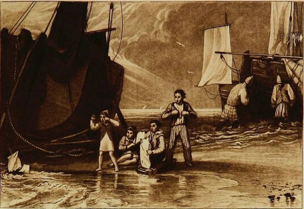 An illustration from A catalogue of the collection of prints from the Liber studiorum of Joseph Mallord William Turner, formed by the late Francis Bullard, of Boston, Massachusetts, and bequeathed by him to the Museum of fine arts in Boston, 1916, leaf 74