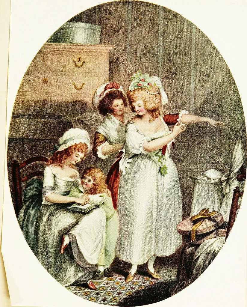 An illustration from Old English colour prints;, 1909, leaf 114