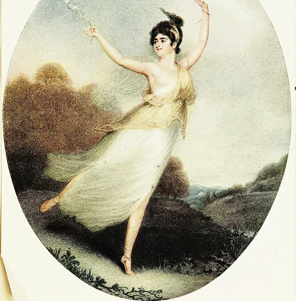 An illustration from Old English colour prints;, 1909, leaf 124