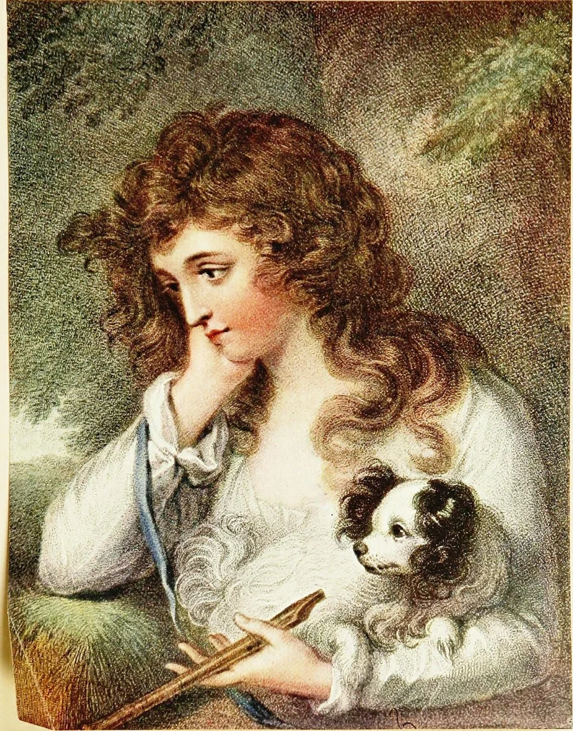 An illustration from Old English colour prints;, 1909, leaf 126