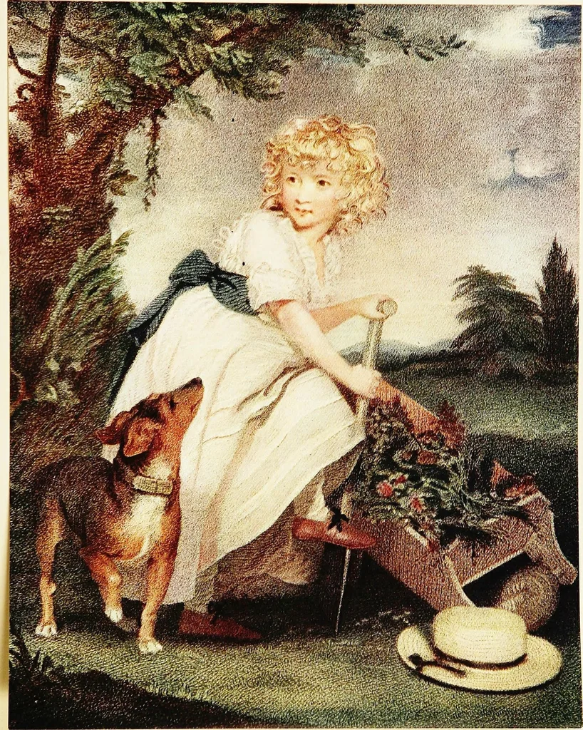 An illustration from Old English colour prints;, 1909, leaf 56