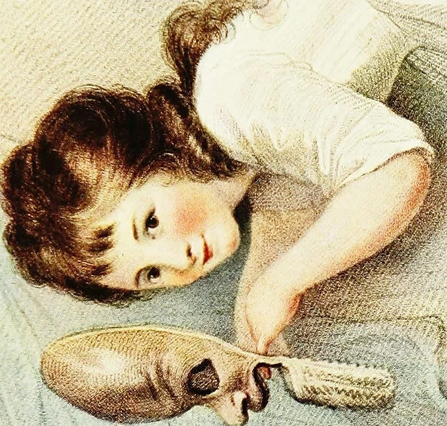 An illustration from Old English colour prints;, 1909, leaf 60