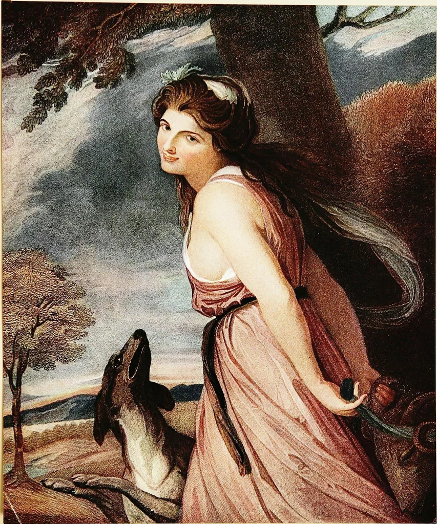 An illustration from Old English colour prints;, 1909, leaf 62