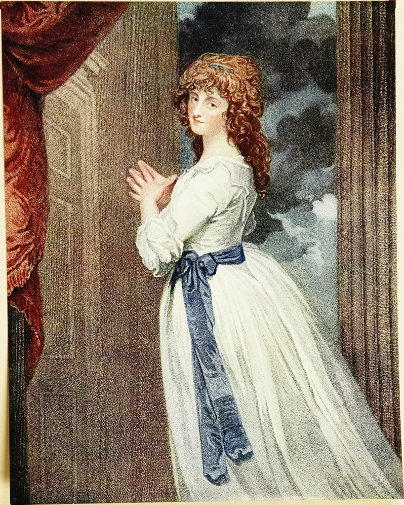 An illustration from Old English colour prints;, 1909, leaf 64