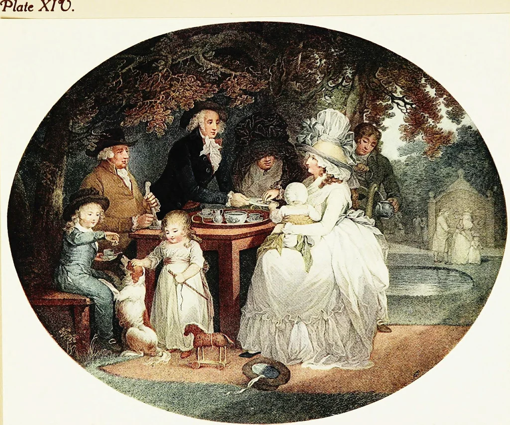An illustration from Old English colour prints;, 1909, leaf 78