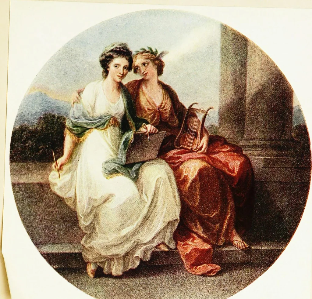 An illustration from Old English colour prints;, 1909, leaf 96