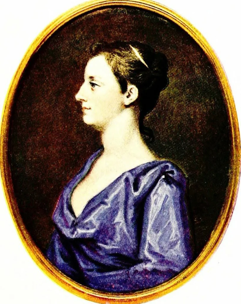 An illustration from Early English portrait miniatures in the collection of the Duke of Buccleuch;, 1917, leaf 132