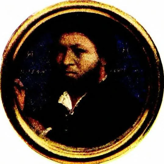 An illustration from Early English portrait miniatures in the collection of the Duke of Buccleuch;, 1917, leaf 48