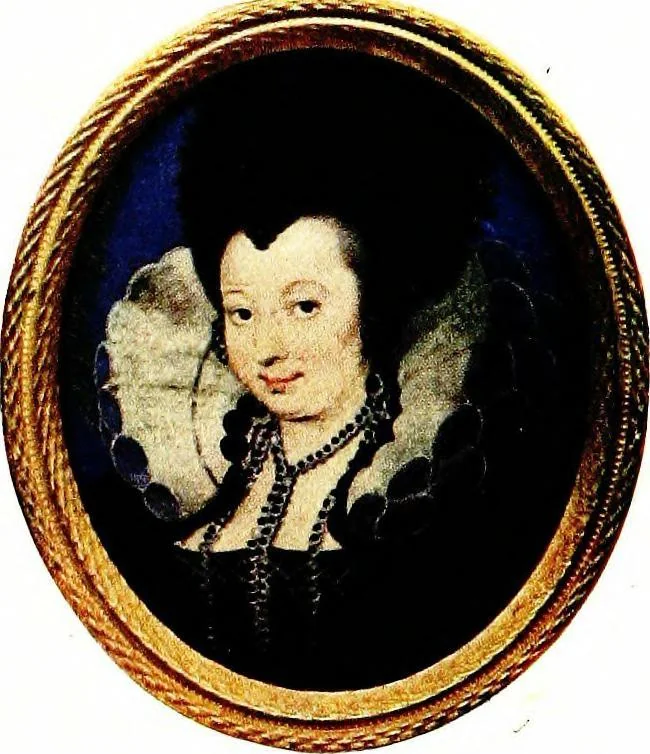 An illustration from Early English portrait miniatures in the collection of the Duke of Buccleuch;, 1917, leaf 80