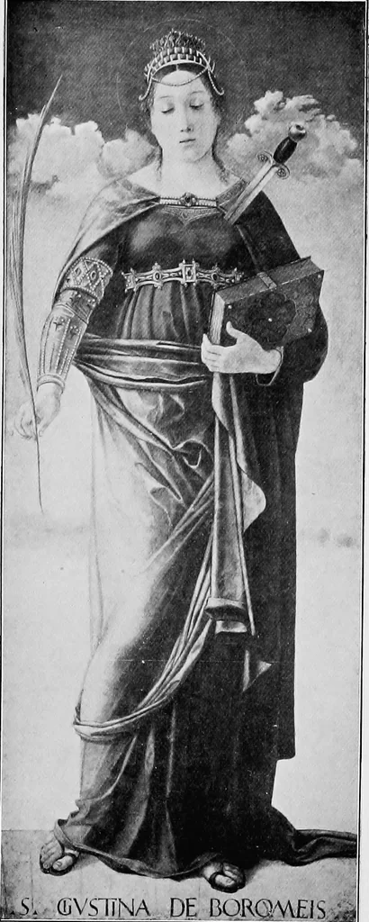 An illustration from Lives and legends of the great hermits and fathers of the church, with other contemporary saints, 1902, leaf 154