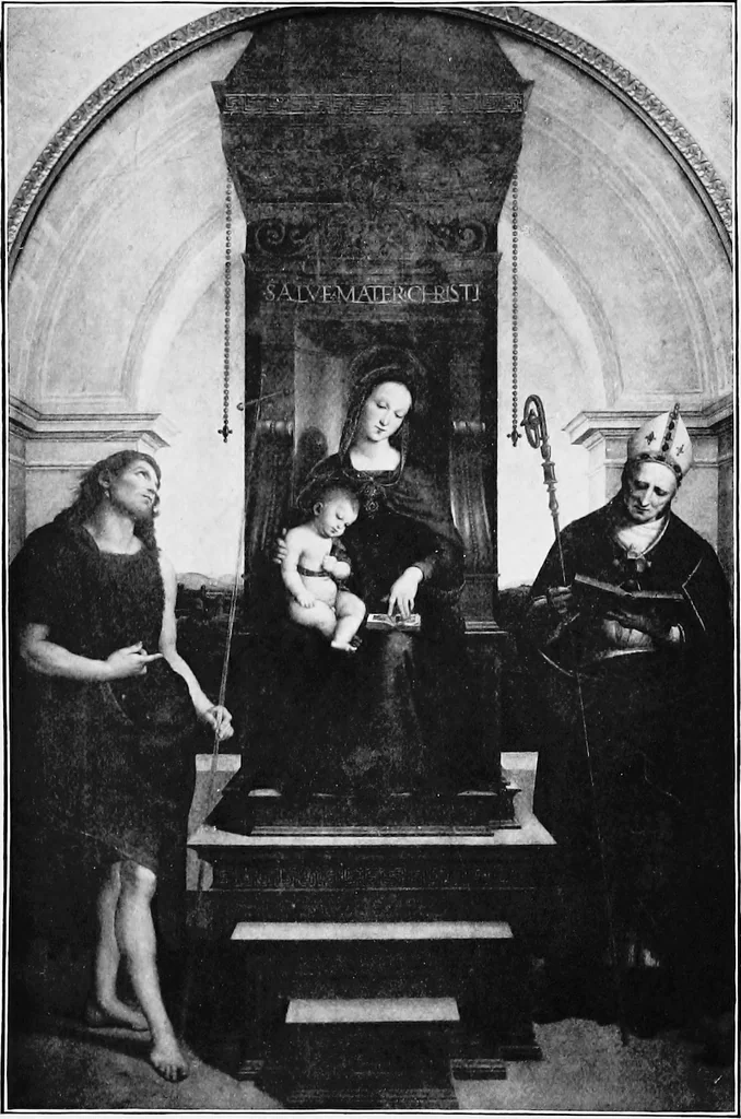 An illustration from Lives and legends of the great hermits and fathers of the church, with other contemporary saints, 1902, leaf 272