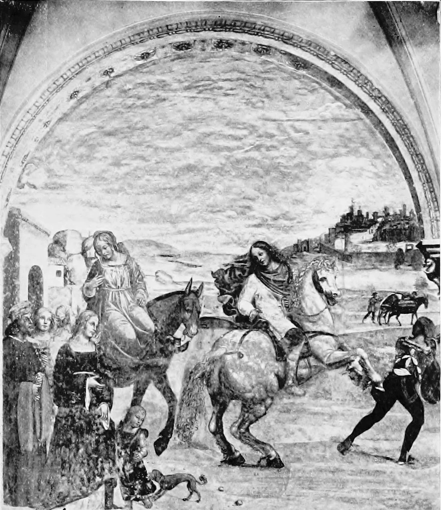 An illustration from Lives and legends of the great hermits and fathers of the church, with other contemporary saints, 1902, leaf 354