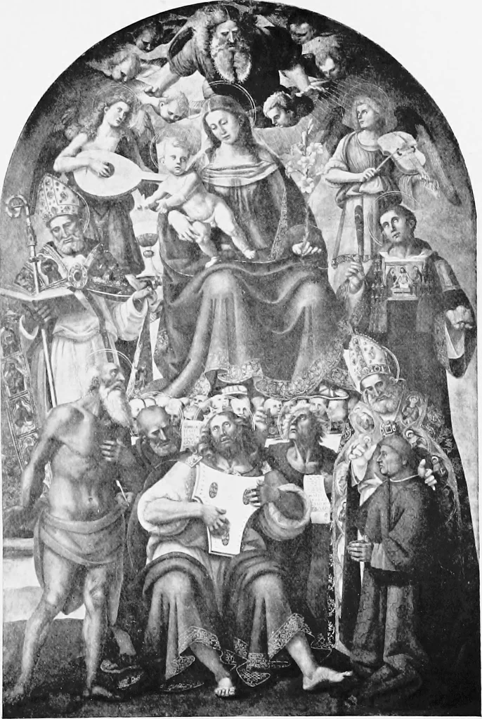 An illustration from Lives and legends of the great hermits and fathers of the church, with other contemporary saints, 1902, leaf 76