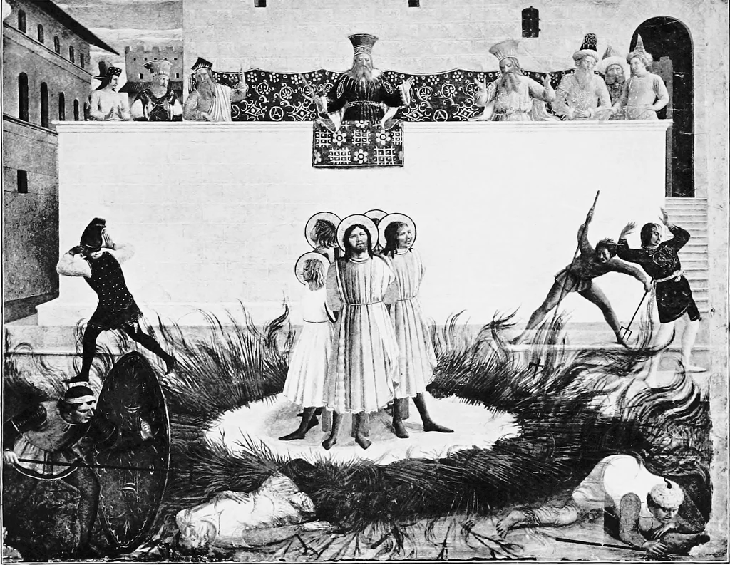 An illustration from Lives and legends of the great hermits and fathers of the church, with other contemporary saints, 1902, leaf 92