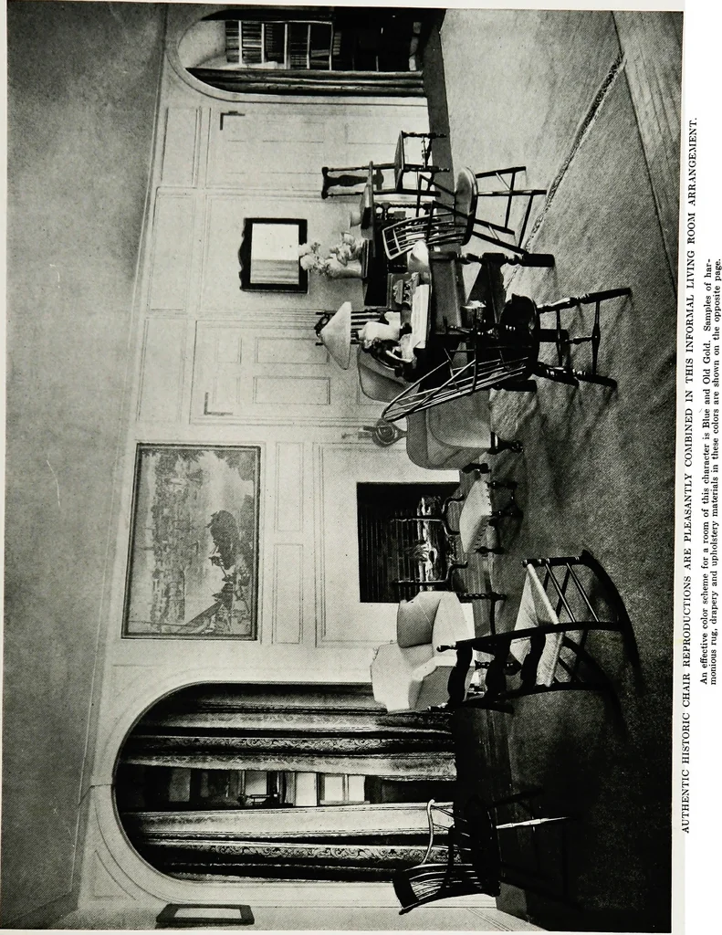 An illustration from Color schemes for the home and model interiors, 1922, leaf 26
