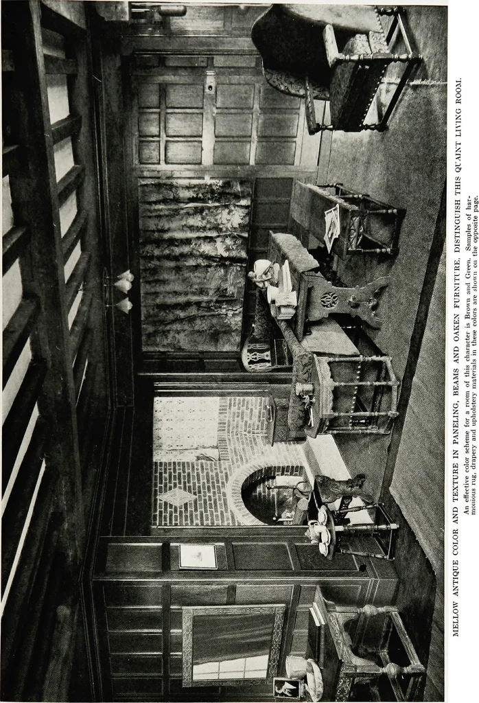 An illustration from Color schemes for the home and model interiors, 1922, leaf 30